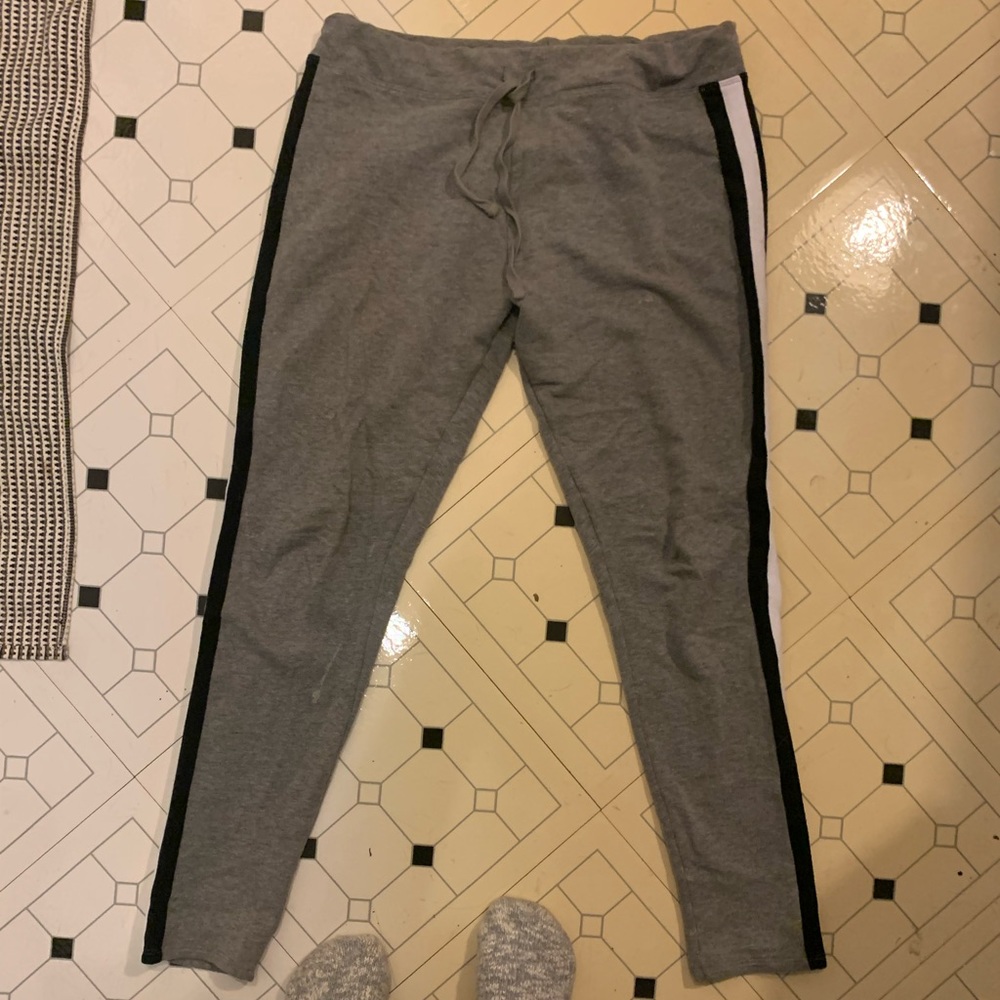 Pink Grey Joggers